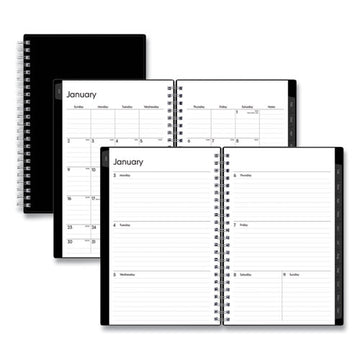 Blue Sky® Enterprise Weekly-monthly Planner, Enterprise Formatting, 8 X 5, Black Cover, 12-month (jan To Dec): 2022 freeshipping - TVN Wholesale